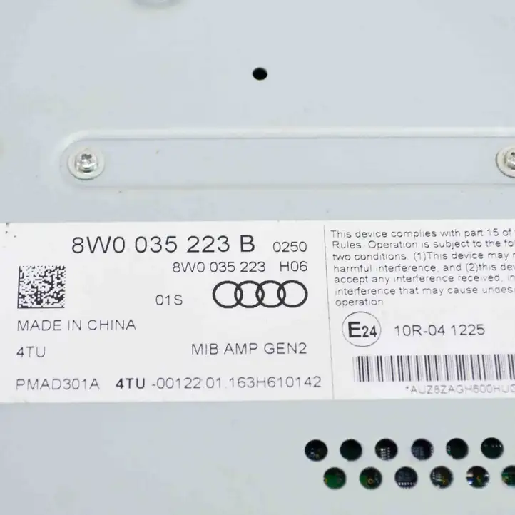 Audi A4 S4 B9 (2015 - 2019) 8W0035223B Усилитель звука — фото 7