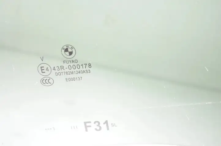 BMW 3 F30 F35 F31 (2012 - 2018) 7259843 Стекло задней двери — фото 4