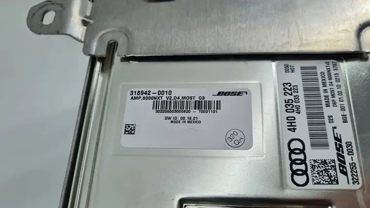 Audi A8 S8 D4 4H (2010 - 2014) 4H0035223 Усилитель звука — фото 4