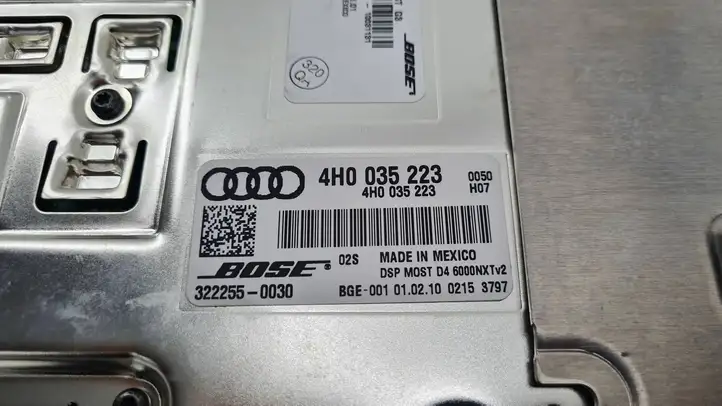 Audi A8 S8 D4 4H (2010 - 2014) 4H0035223 Усилитель звука — фото 5