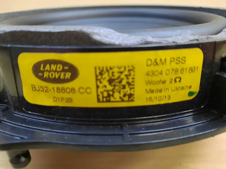 Land Rover Evoque I (2011 - 2015) BJ3218808CC Динамики задних дверей — фото 2