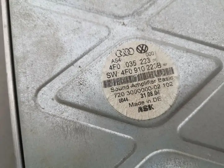 Audi A6 S6 C6 4F (2004 - 2008) 4F0910223B Усилитель звука — фото 5