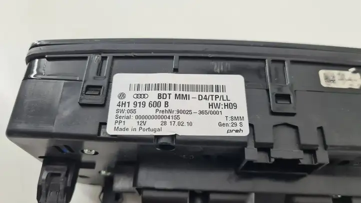 Audi A8 S8 D4 4H (2010 - 2014) 4H1919600B Контроллер мультимедийной системы — фото 6
